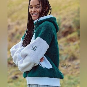 NEW Free People Hit The Slopes Hoodie Jacket